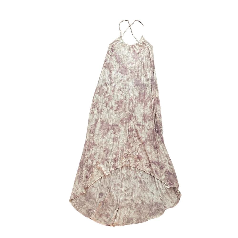 TEE by Big Star Pastel Purple Tie Dye Knitwear Maxi Dress Size Small Made in USA